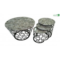 میز جلو مبلی و عسلی هندسی کوره ای میز جلو مبلی و عسلی هندسی کوره ای