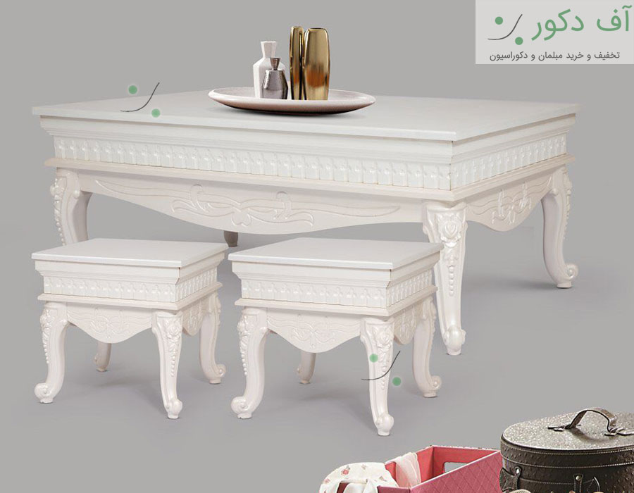 میز جلو مبلی و عسلی رز میز جلو مبلی و عسلی رز