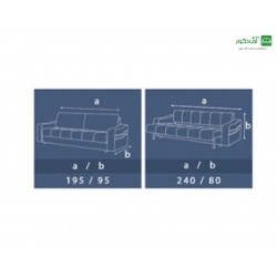 مبل تختخوابشو دو نفره گیتی مبل تختخوابشو دو نفره گیتی