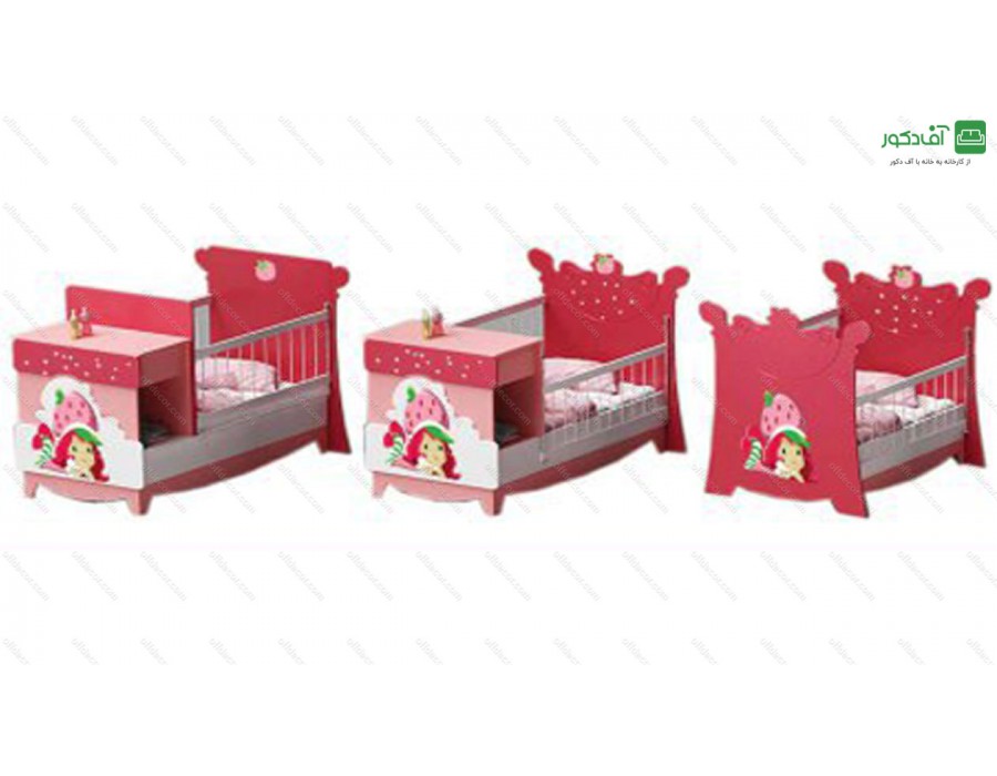 سرویس خواب نوزاد نوجوان توت فرنگی strawberry