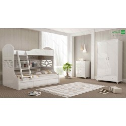 تخت خواب دو طبقه باربارا تخت خواب دو طبقه باربارا