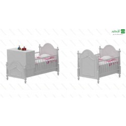 تخت خواب نوزاد نوجوان رونیا تخت خواب نوزاد نوجوان رونیا