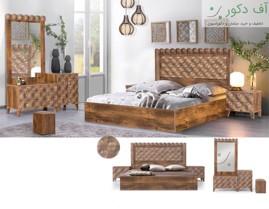 تخت خواب دو نفره ارمیا تخت خواب دو نفره ارمیا