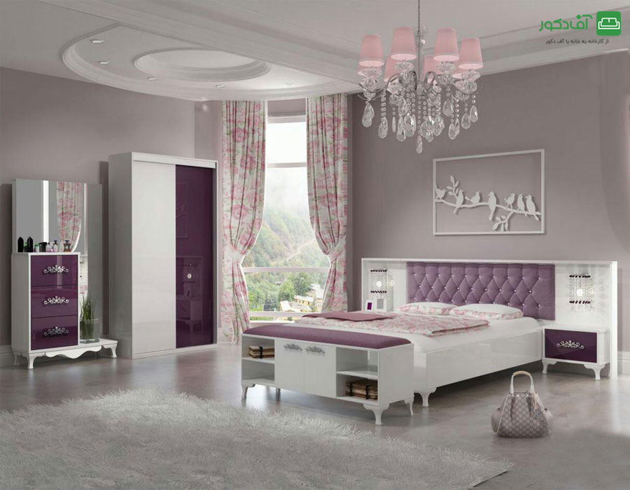تخت خواب دو نفره آتوسا تخت خواب دو نفره آتوسا