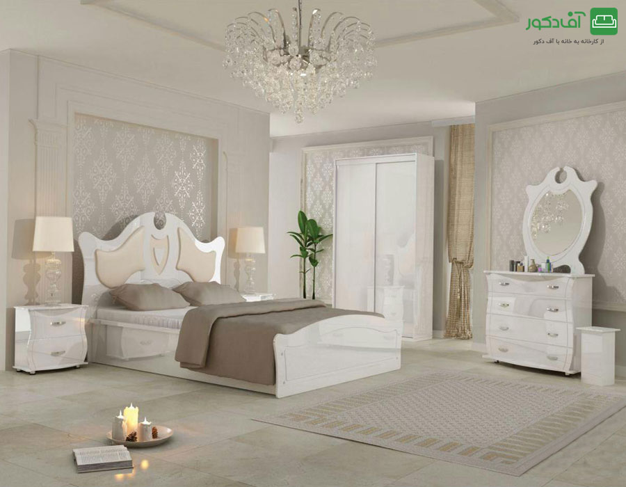 تخت خواب دو نفره لوکاس تخت خواب دو نفره لوکاس