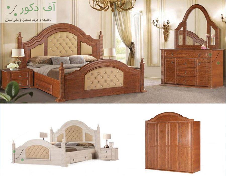 تخت خواب دو نفره کیانا تخت خواب دو نفره کیانا