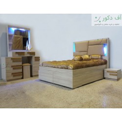 تخت خواب دو نفره فلور تخت خواب دو نفره فلور