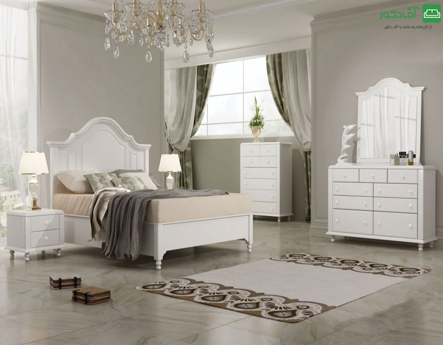 تخت خواب دو نفره آران