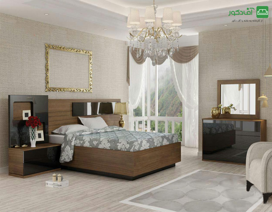 تخت خواب دو نفره رژینا تخت خواب دو نفره رژینا