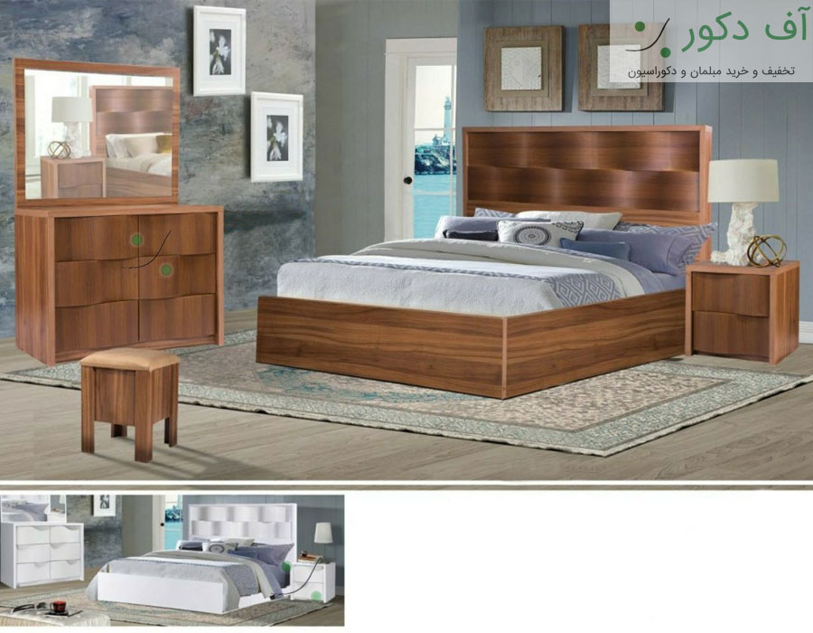 تخت خواب دو نفره رادین تخت خواب دو نفره رادین