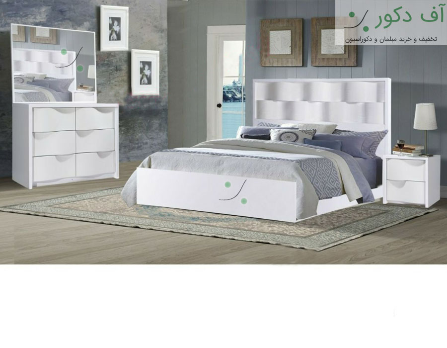 تخت خواب دو نفره رادین تخت خواب دو نفره رادین