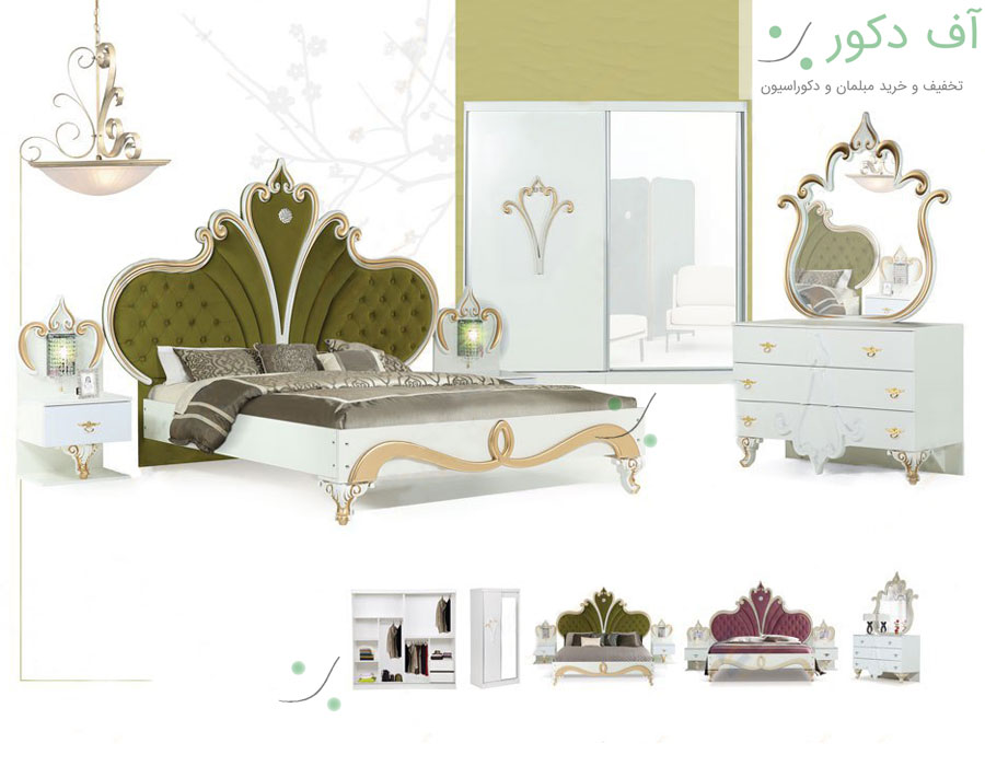 تخت خواب دو نفره ملودی