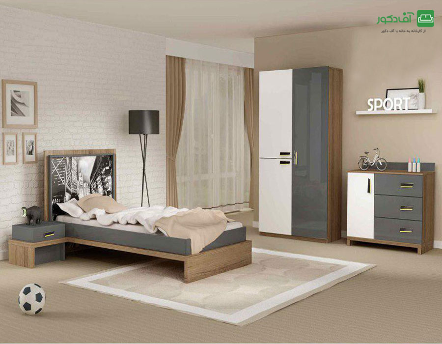 تخت خواب یک نفره ریچل تخت خواب یک نفره ریچل