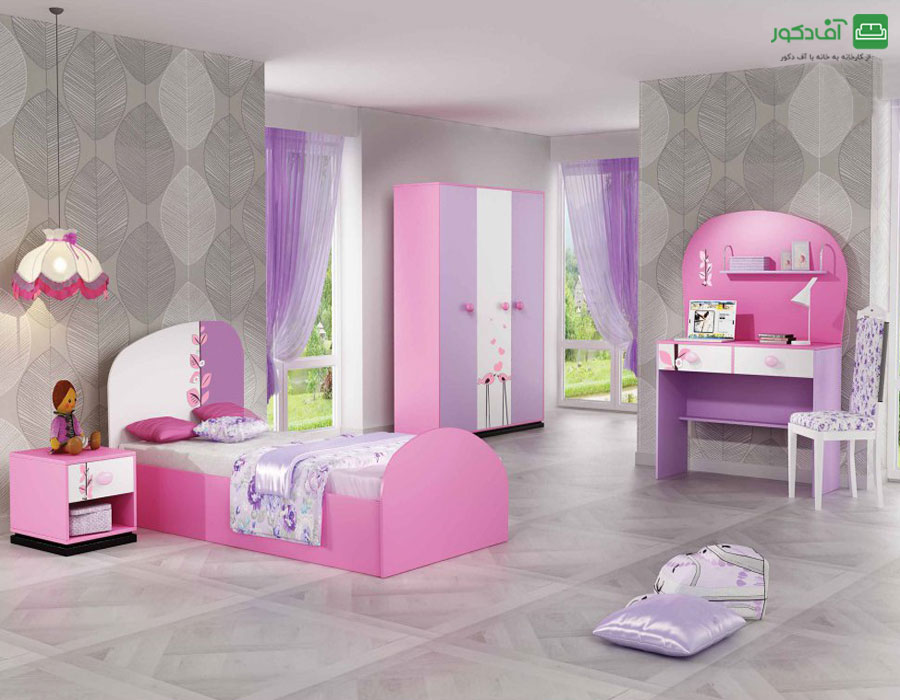 تخت خواب یک نفره فلور