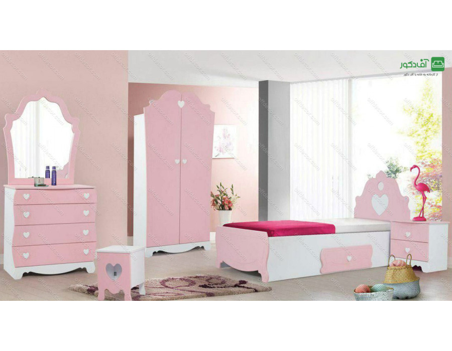 تخت خواب یک نفره قلب تخت خواب یک نفره قلب