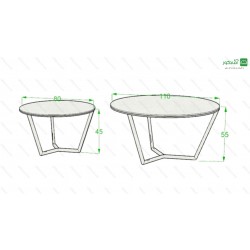 میز جلو مبلی و عسلی فانتا میز جلو مبلی و عسلی فانتا