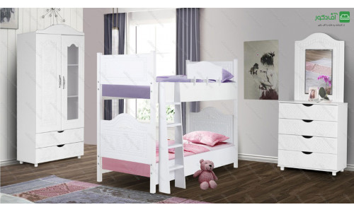 تخت خواب دو طبقه شنیتا تخت خواب دو طبقه شنیتا