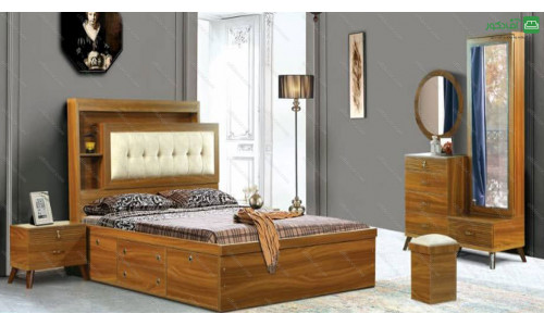 تخت خواب دو نفره هیرسا