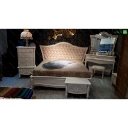 تخت خواب سلطنتی دو نفره پاستل تخت خواب سلطنتی دو نفره پاستل