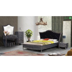 تخت خواب سلطنتی دو نفره پاستل تخت خواب سلطنتی دو نفره پاستل