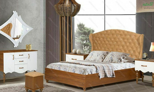 تخت خواب دو نفره همتا