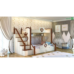 تخت خواب دو طبقه سی گل تخت خواب دو طبقه سی گل