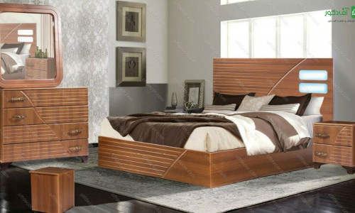 تخت خواب دو نفره روشین