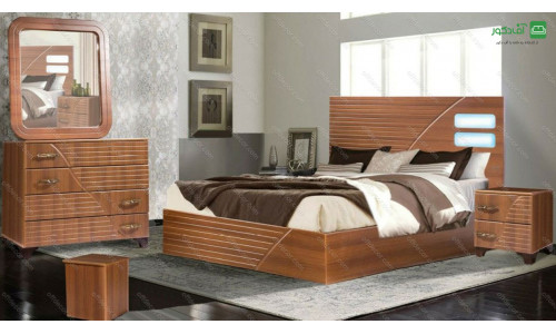 تخت خواب دو نفره روشین تخت خواب دو نفره روشین