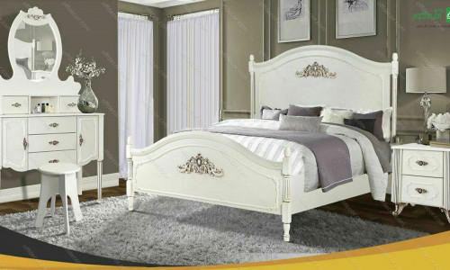 تخت خواب دو نفره ملورین