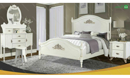 تخت خواب دو نفره ملورین