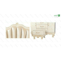 تخت خواب سلطنتی دو نفره آراد تخت خواب سلطنتی دو نفره آراد