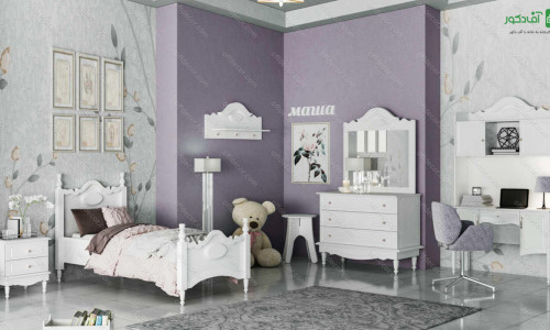 تخت خواب یک نفره سرمه تخت خواب یک نفره سرمه