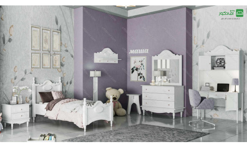 تخت خواب یک نفره سرمه تخت خواب یک نفره سرمه