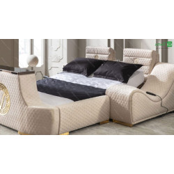 تخت لوکس لاکچری استایل ورساچه تخت لوکس لاکچری استایل ورساچه