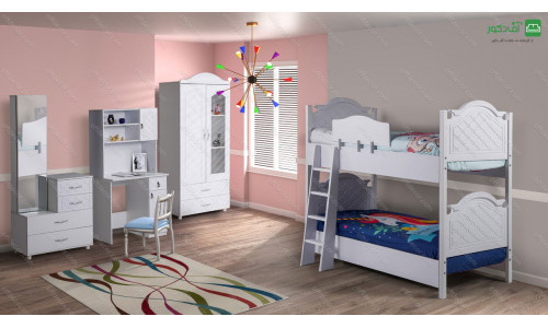 تخت خواب دو طبقه بوستون تخت خواب دو طبقه بوستون