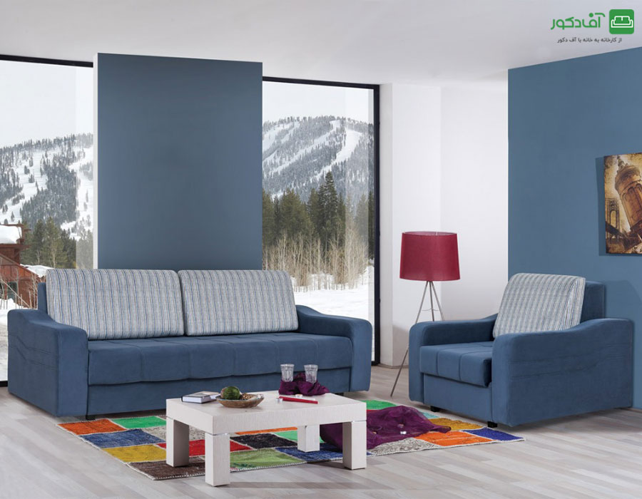 مبل تختخواب شو دو نفره گیتی