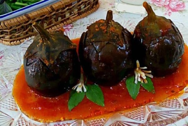  دلمه بادمجان ایرانی