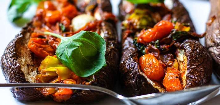 دلمه بادمجان مجلسی