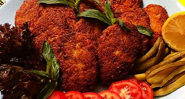 تزیین شامی کباب