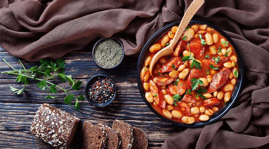 طرز تهیه خوراک لوبیا چیتی