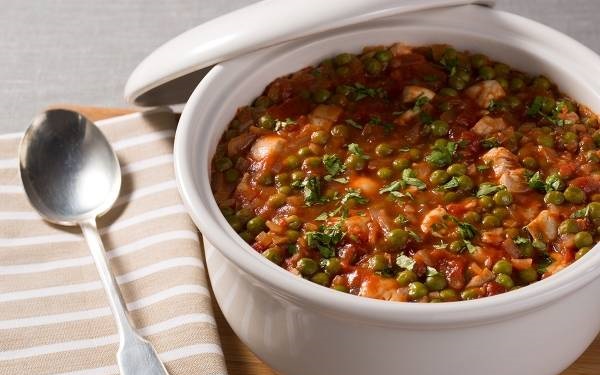 مواد لازم برای تهیه خورشت نخود فرنگی