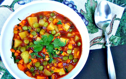 خورشت نخود فرنگی
