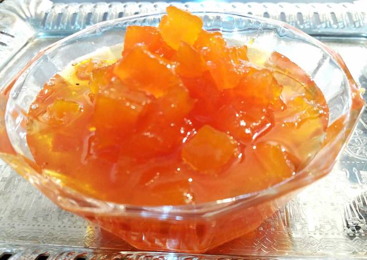 مواد لازم برای تهیه مربا کدوحلوایی