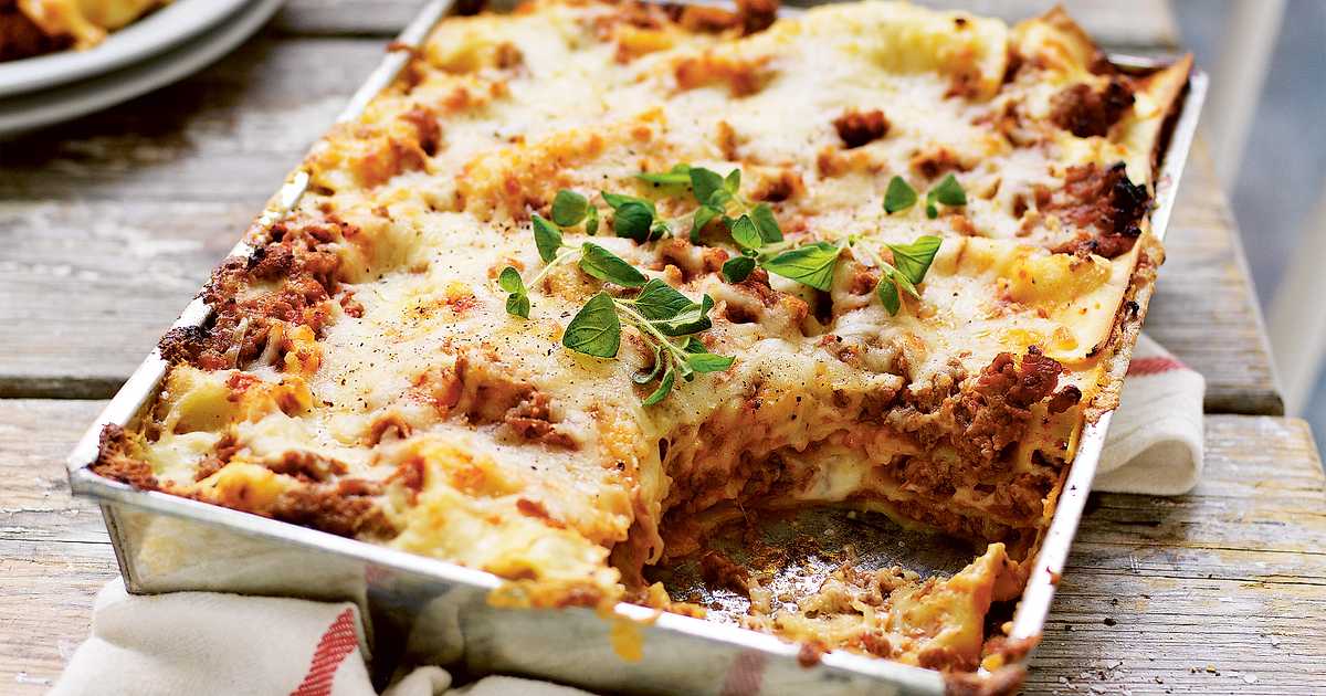 طرز تهیه لازانیا با پنیر گودا