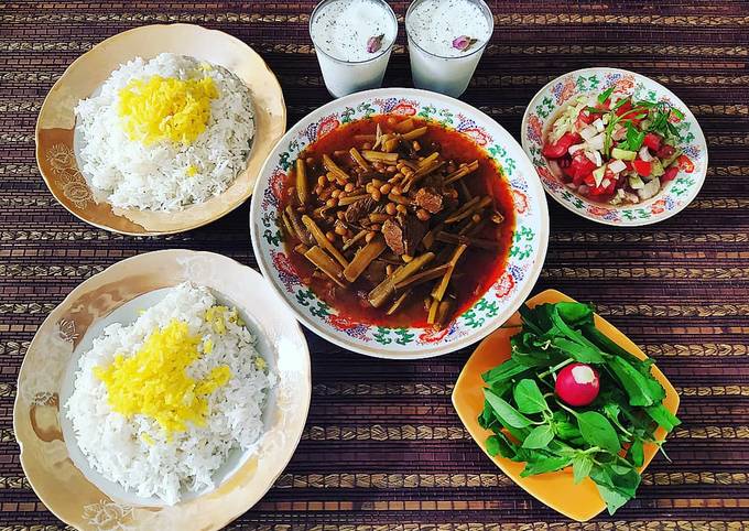خورشت کنگر با رب