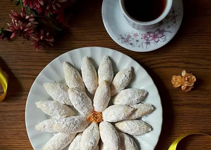 شیرینی ساق عروس بدون فر