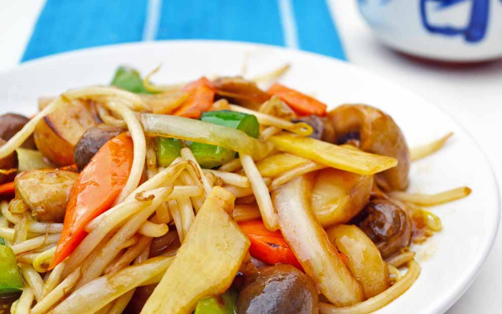 طرز تهیه خوراک سبزیجات چینی
