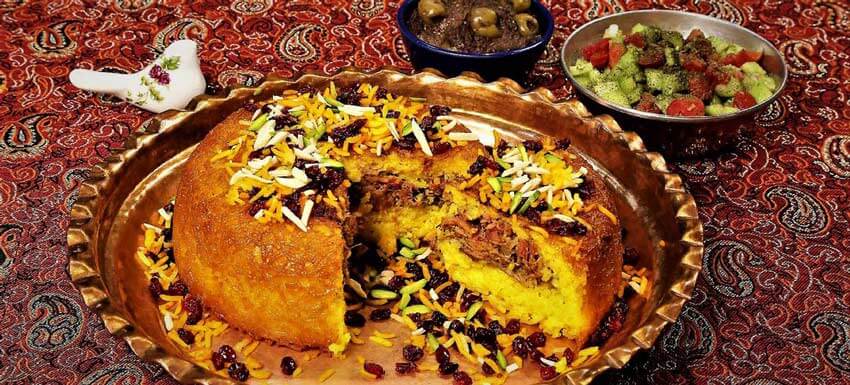 شیرازی پلو محلی